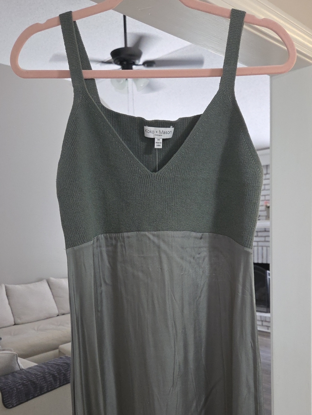Koko + Mason Mixed Media Dress